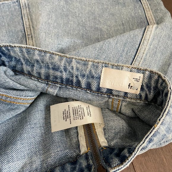 Aritzia Wilfred Free Donyale Denim Mini Skirt - Picture 2 of 3